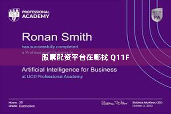 股票配资平台在哪找 Q11F