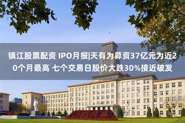 镇江股票配资 IPO月报|天有为募资37亿元为近20个月最高 七个交易日股价大跌30%接近破发