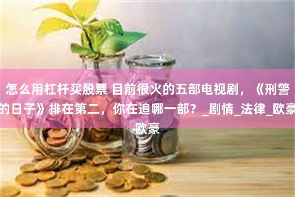 怎么用杠杆买股票 目前很火的五部电视剧，《刑警的日子》排在第二，你在追哪一部？_剧情_法律_欧豪