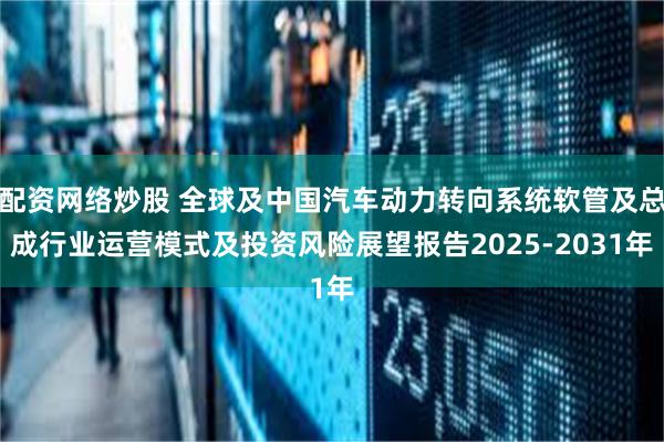 配资网络炒股 全球及中国汽车动力转向系统软管及总成行业运营模式及投资风险展望报告2025-2031年
