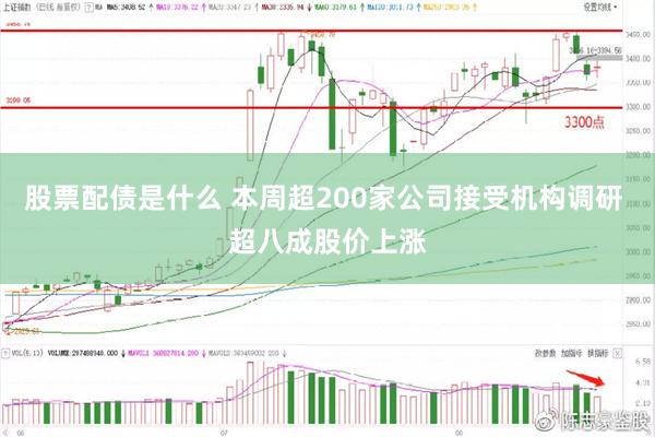 股票配债是什么 本周超200家公司接受机构调研 超八成股价上涨