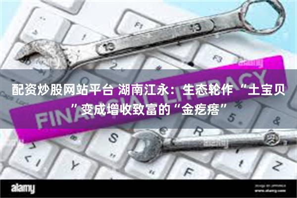 配资炒股网站平台 湖南江永：生态轮作 “土宝贝”变成增收致富的“金疙瘩”