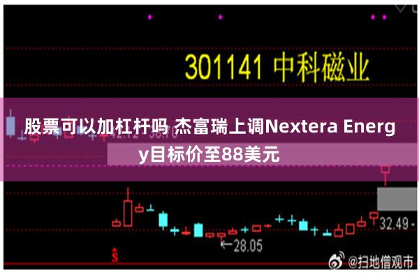 股票可以加杠杆吗 杰富瑞上调Nextera Energy目标价至88美元
